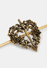 Ignithar Dragon Heart Hair Pin