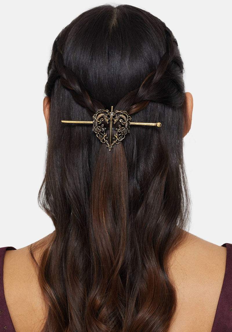 Ignithar Dragon Heart Hair Pin