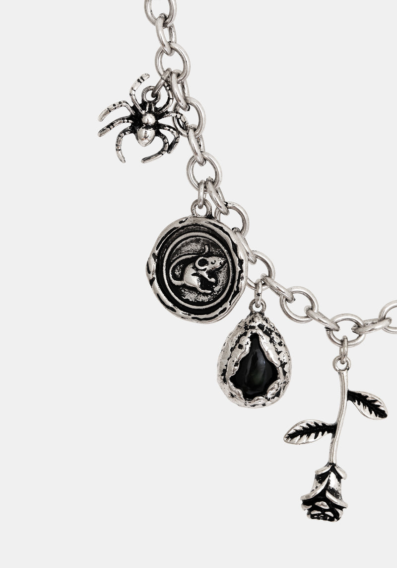 Draven Rat & Spider Bag Chain