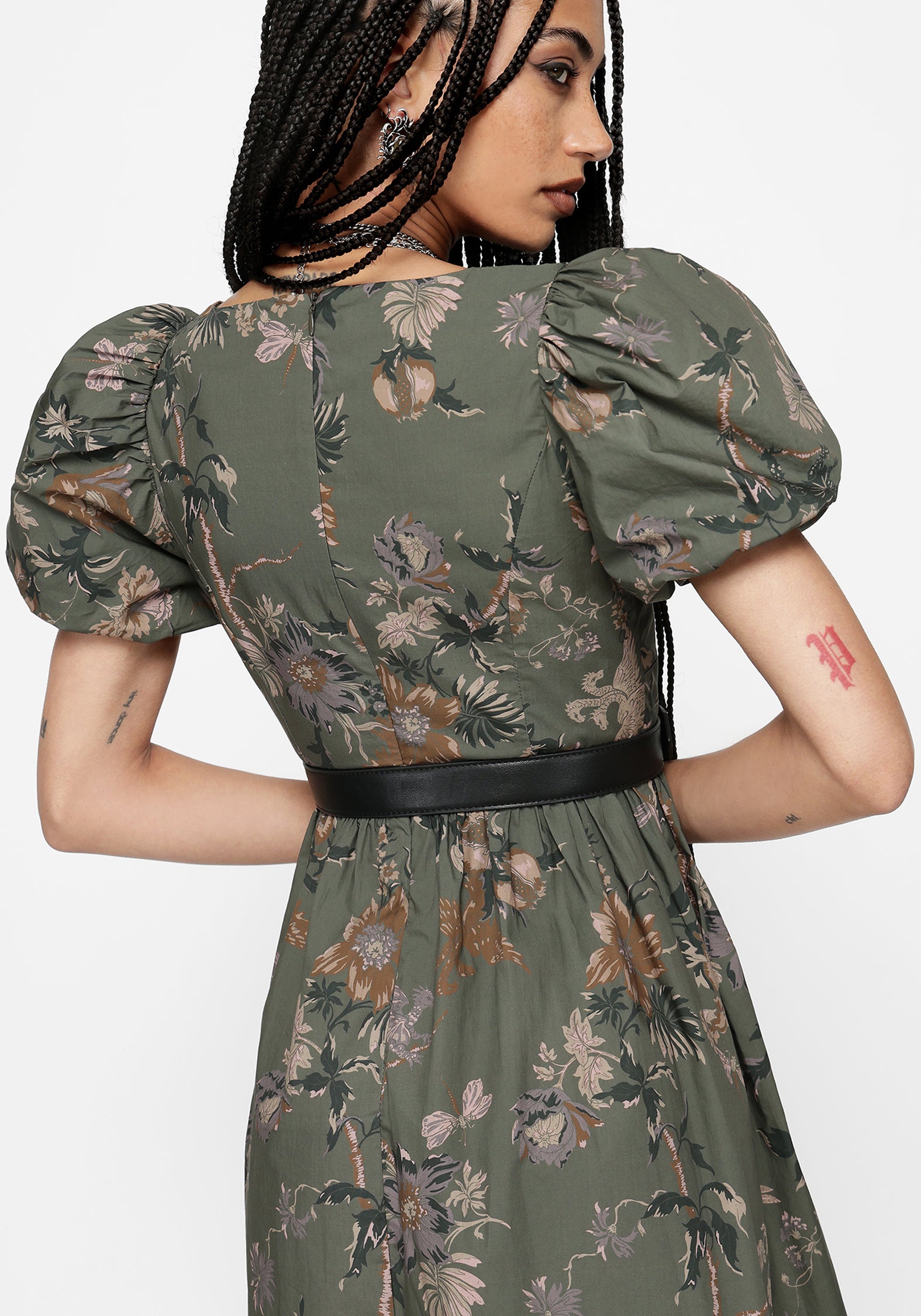 Antihero Embroidered Diamond Centre Waist Belt