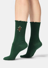 Abellona Embroidered Socks