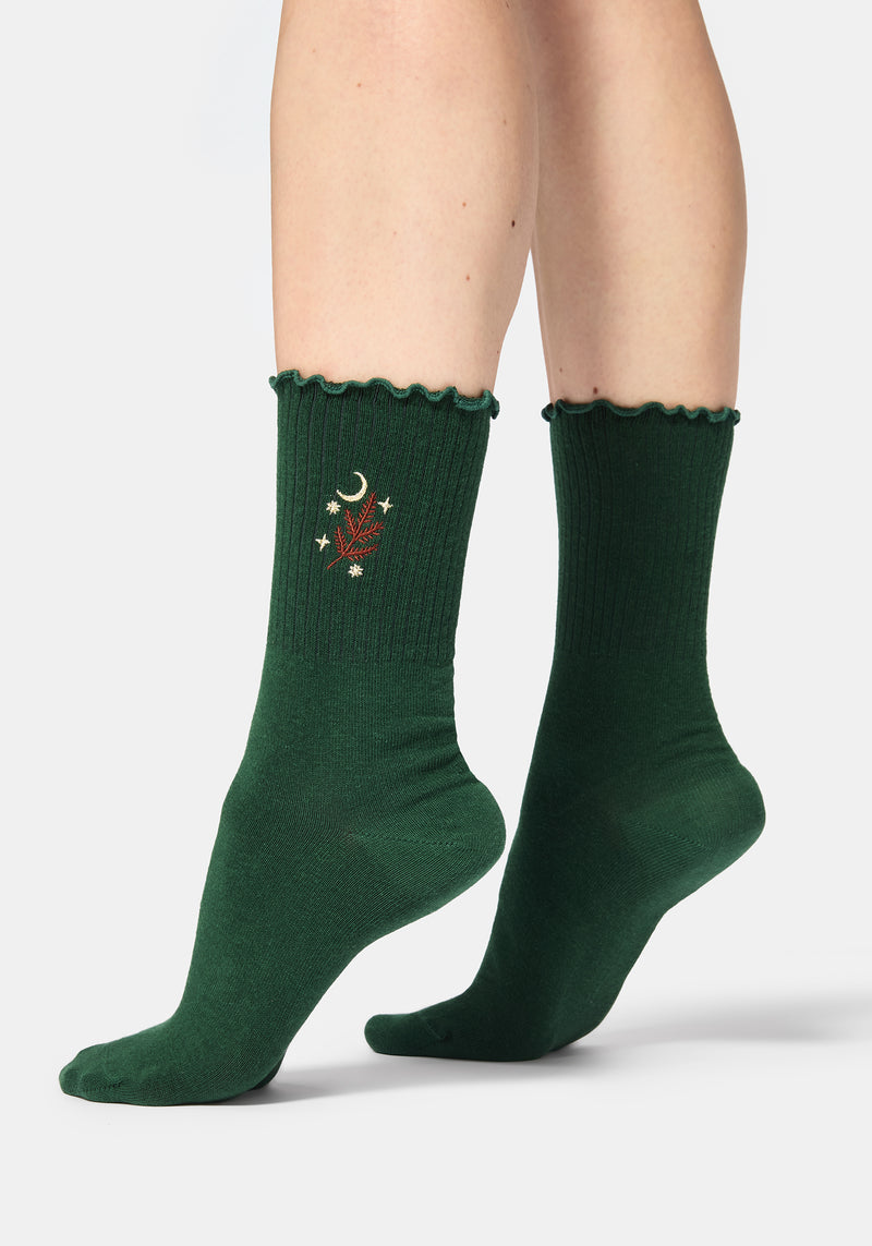 Abellona Embroidered Socks