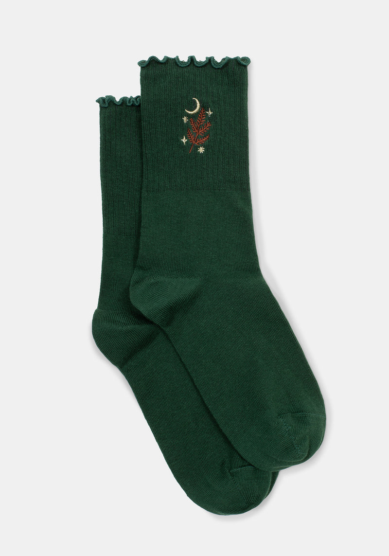 Abellona Embroidered Socks