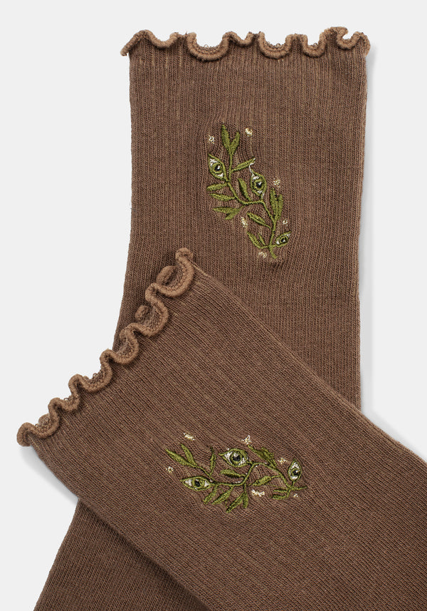 Koax Embroidered Socks