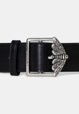 Rosamoth Debossed Buckle Belt - Silver