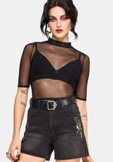 Rosamoth Debossed Buckle Belt - Silver