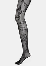 Nightlore Snake Print Tights