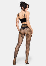 Nightlore Snake Print Tights