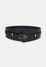 Cathedral Buckle Waist Belt - Gold