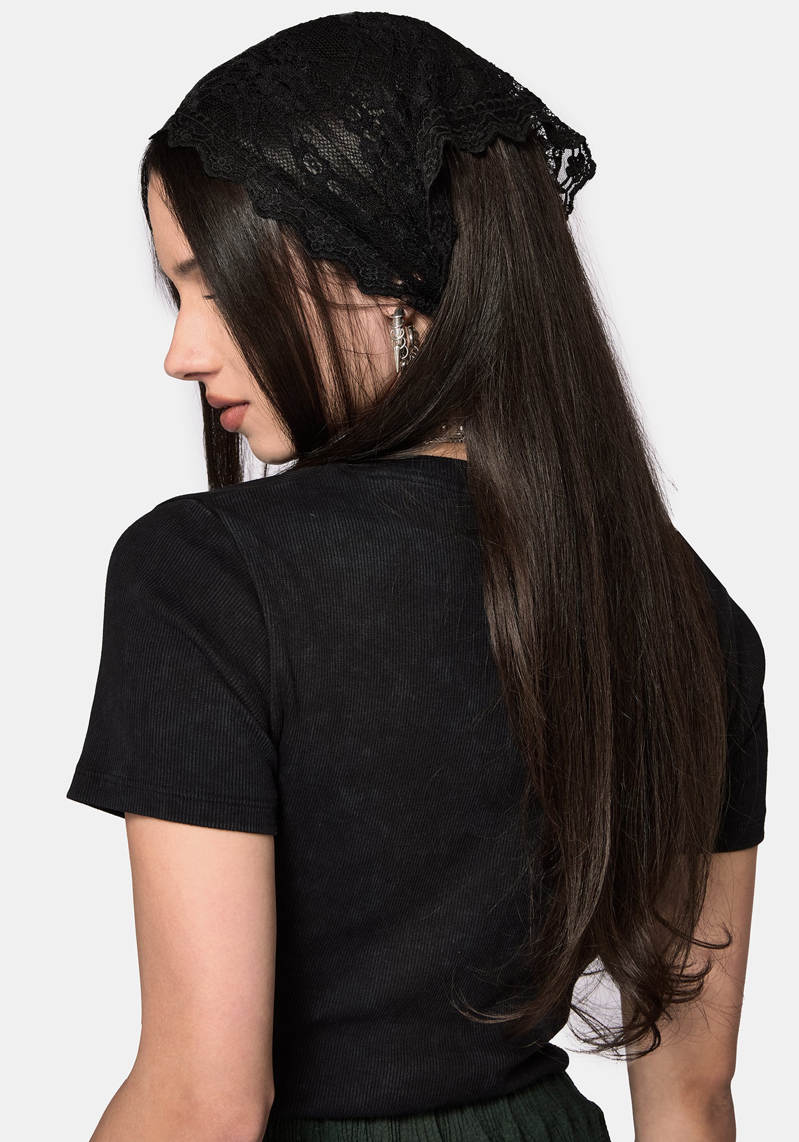 Vivilla Lace Triangle Scarf
