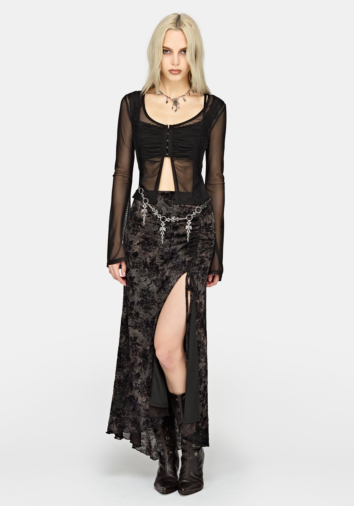Nightbird Fern Twist Chain Belt