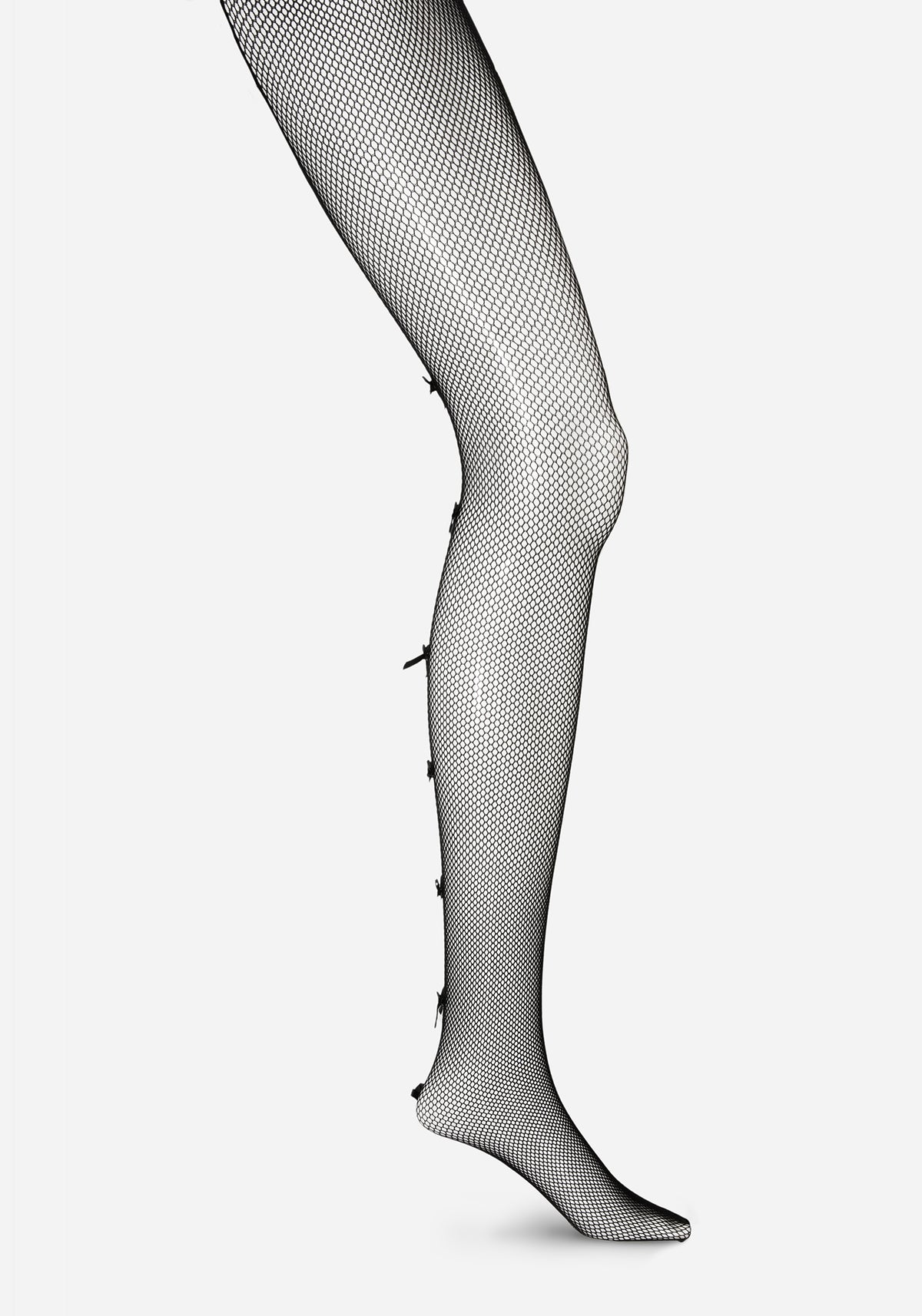 Doliyi Bow Back Seamed Fishnet Tights