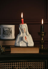 Crying Mary Candle Holder