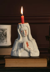 Crying Mary Candle Holder