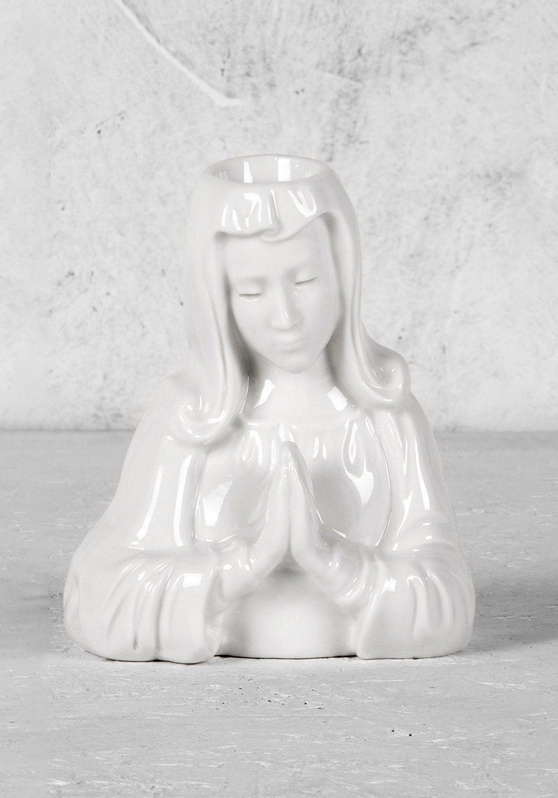 Crying Mary Candle Holder