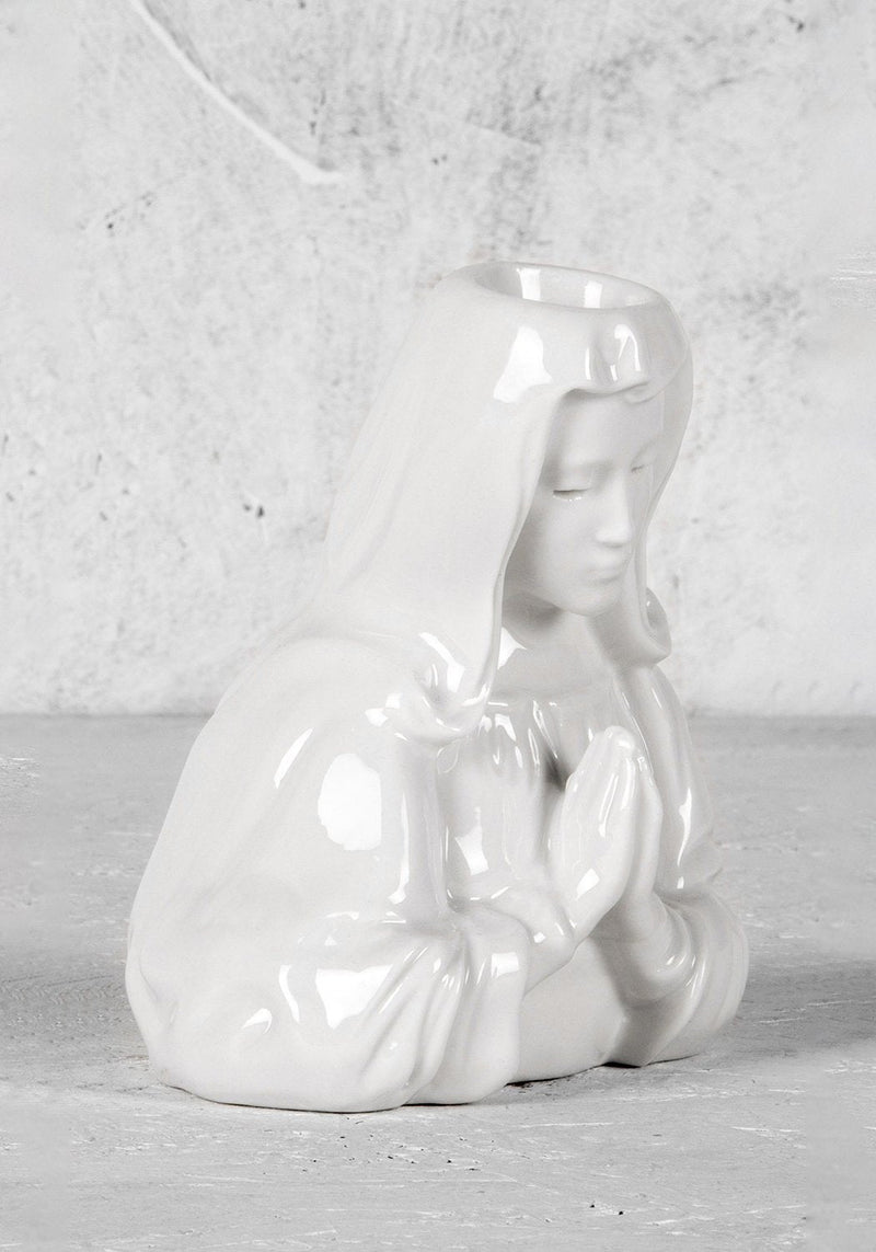 Crying Mary Candle Holder