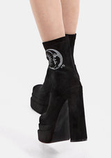 SOL SOCK PLATFORM BOOTS