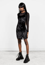 Spectacle Velvet Bodycon Dress