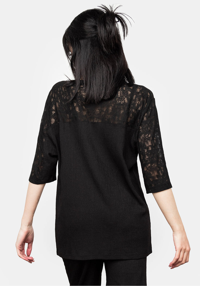 Libertina Lace Panel Tee