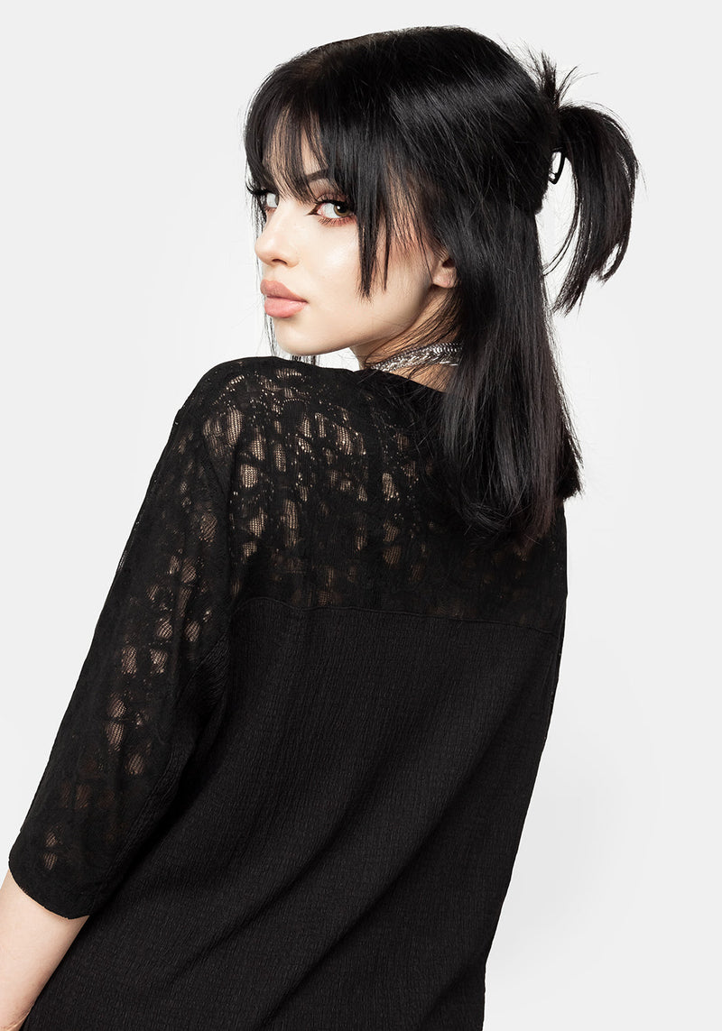 Libertina Lace Panel Tee