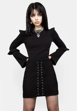 Wilhelmina Flare Sleeve Ruffle Top