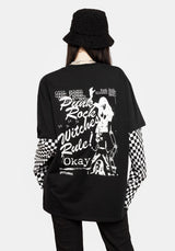 Punkwitch Oversized Top