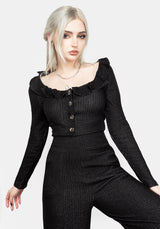 Morana Pointelle Lounge Cardi