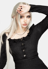 Morana Pointelle Lounge Cardi