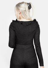 Morana Pointelle Lounge Cardi