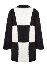 Dreamtime Checkerboard Teddy Coat