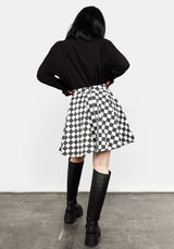 Nitro Checkerboard Skater Full Circle Skirt