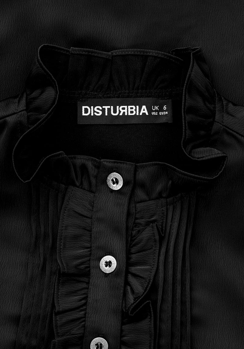 Obsession Pintuck Ruffle Blouse