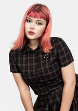 Jinx Check Co Ord Top