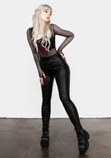 Slain Faux Leather Pants