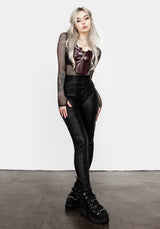 Slain Faux Leather Pants
