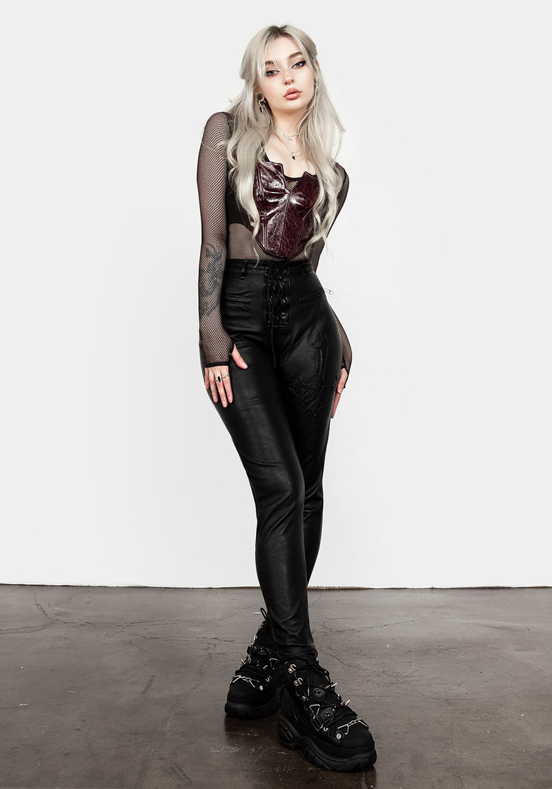 Slain Faux Leather Pants