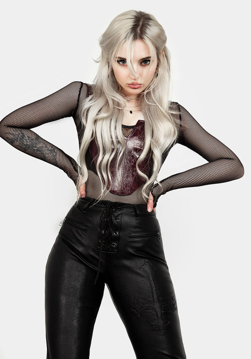 Slain Faux Leather Pants