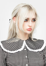 Mabel Gingham Collared Dress