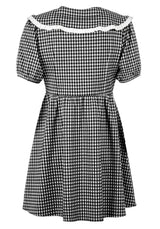 Mabel Gingham Collared Dress