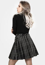 Bittersweet Check Mini Skirt