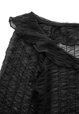 Whisper Gathered Mesh Top