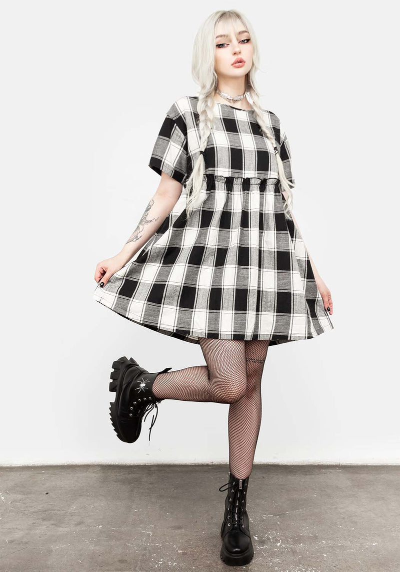 Shirley Ruffle Skater Dress