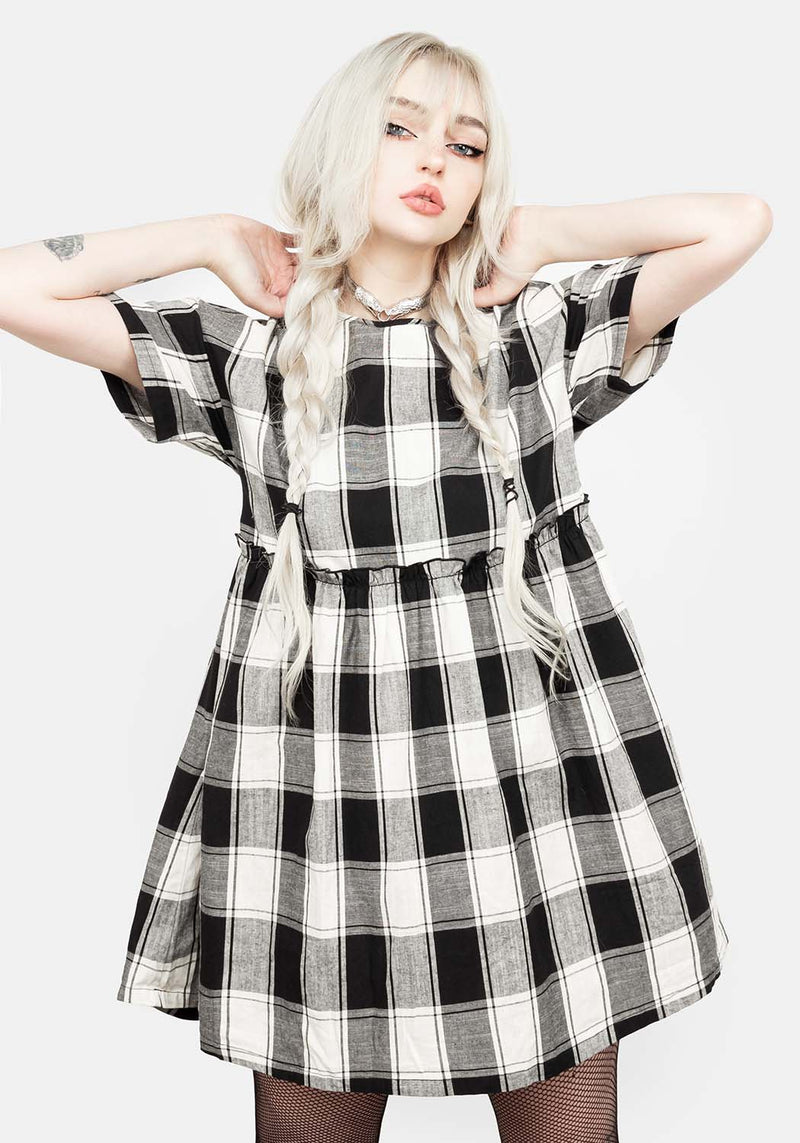 Shirley Ruffle Skater Dress