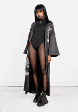 Deathmoth Embroidered Kimono