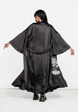 Deathmoth Embroidered Kimono