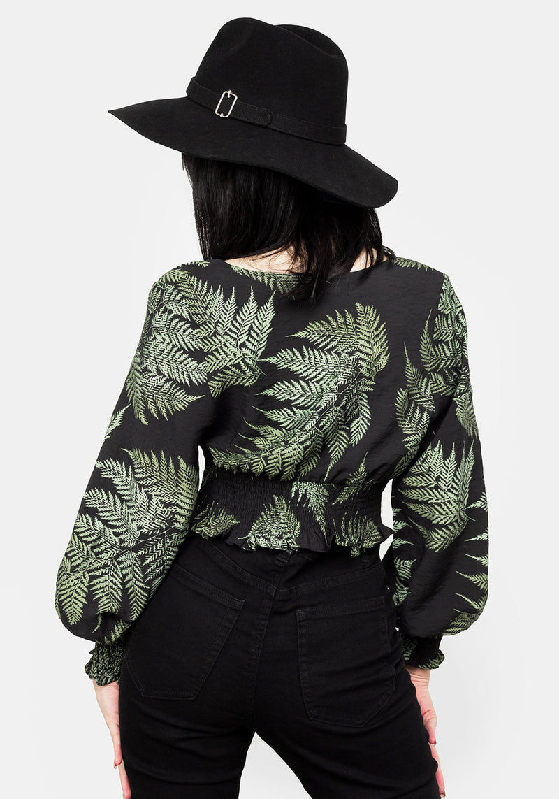 Fern Flowy Sleeve Top