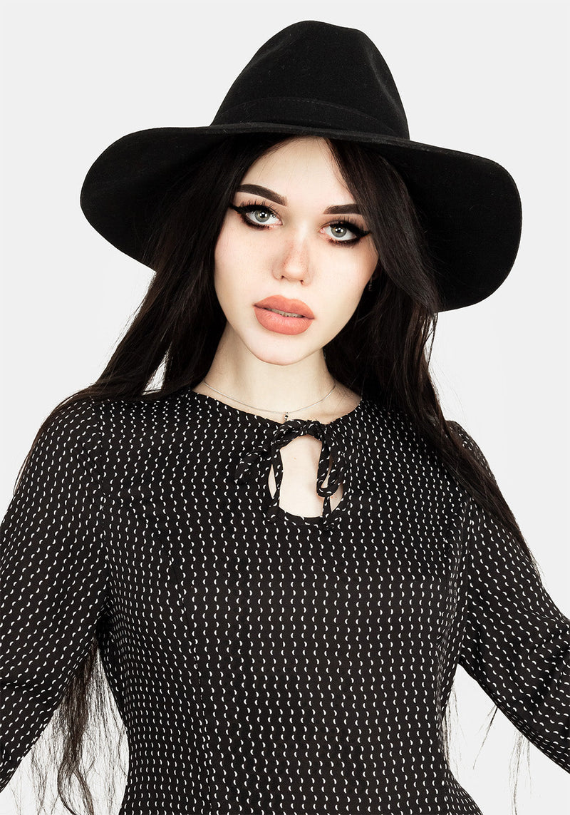 Chandra 70s Split Midi Dress