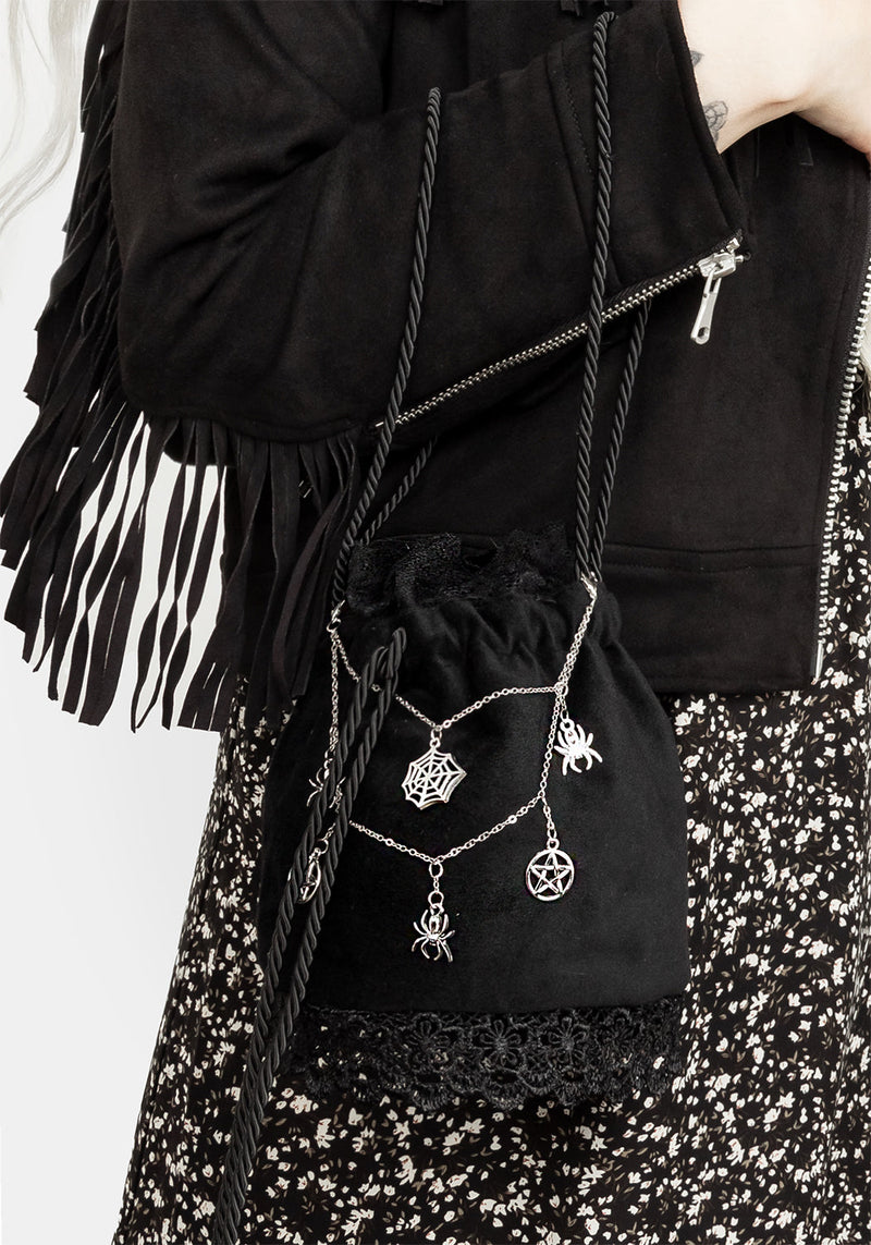 Lovelace Victorian Pouch Bag