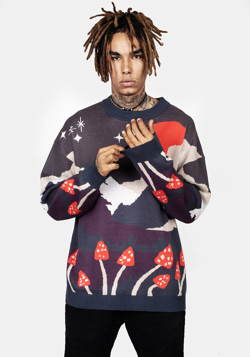 Faraway Unisex Mock Neck Jumper