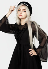 Lunar Embroidered Beret